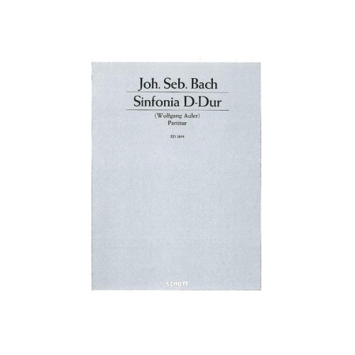 Bach, J.S - Sinfonia D major 