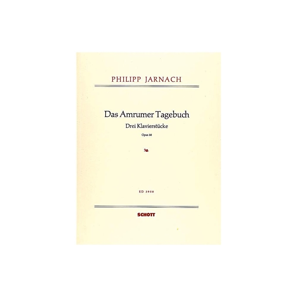 Jarnach, Philipp - Das Amrumer Tagebuch op. 30 