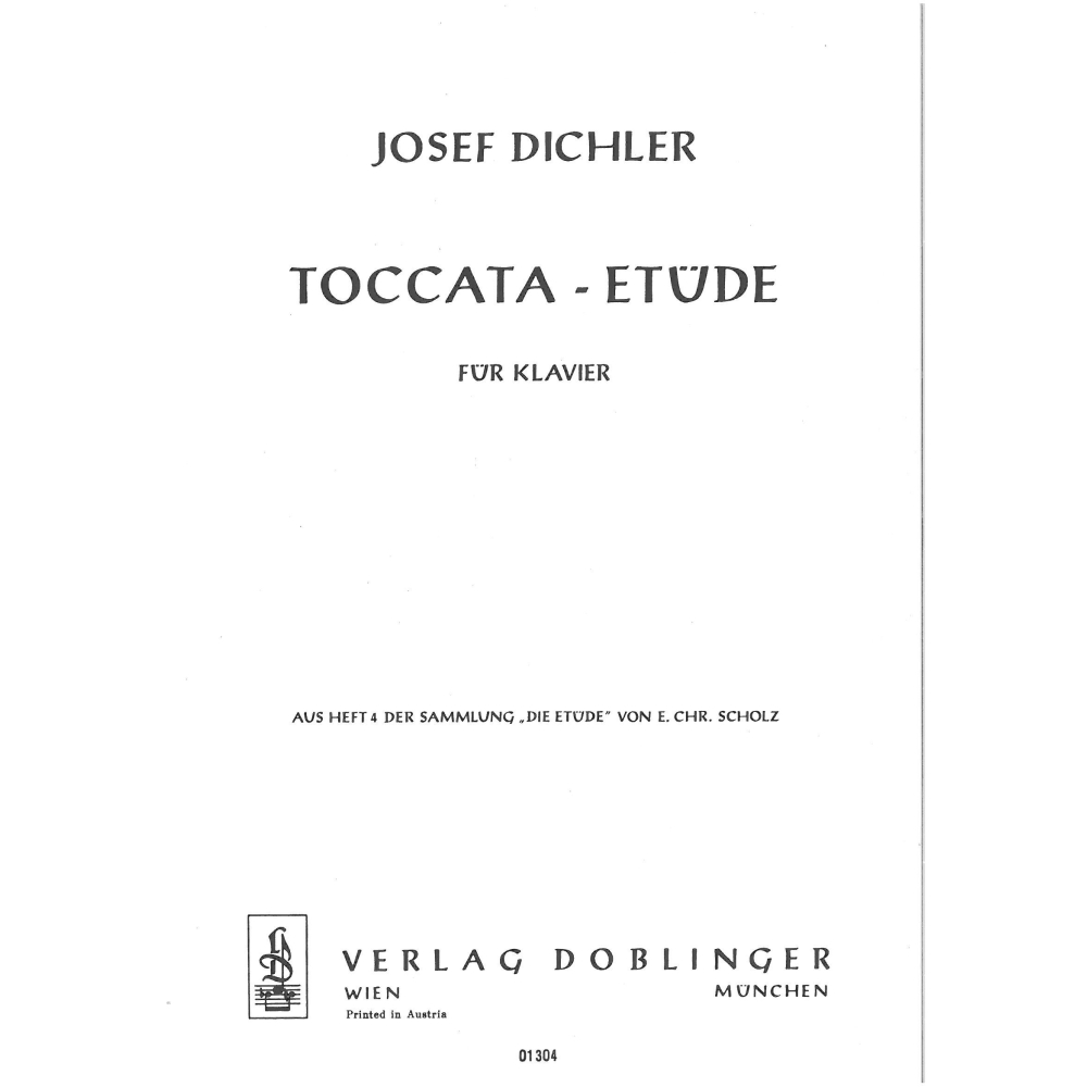 Dichler, Josef - Toccata-Etüde Book 4