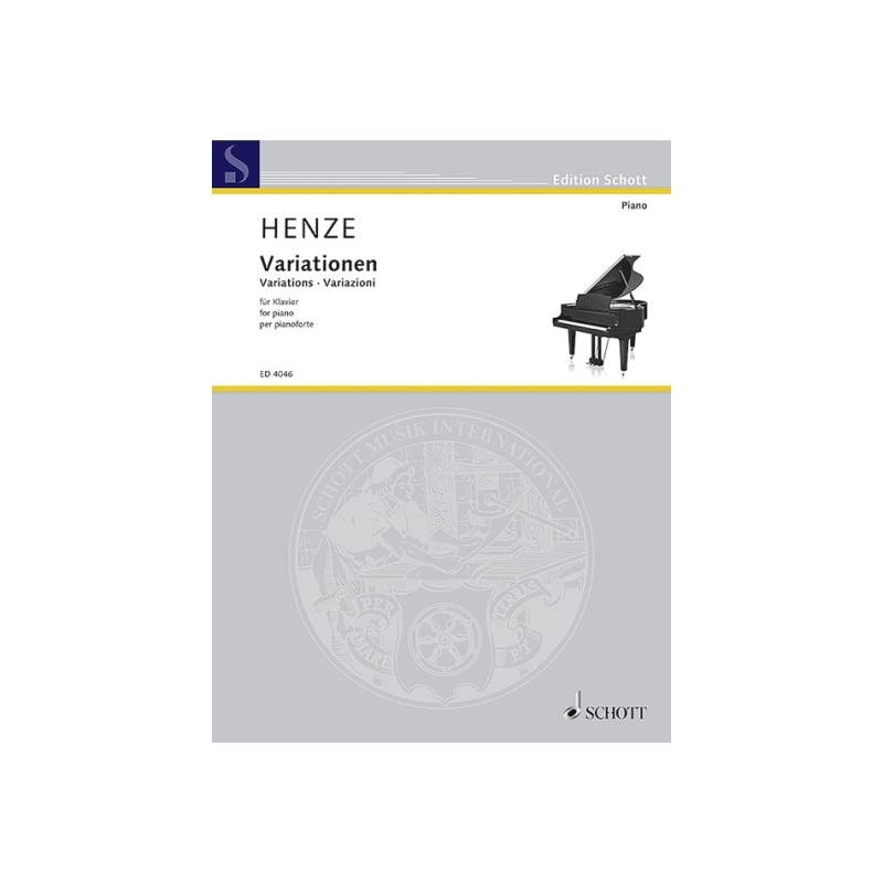 Henze, Hans Werner - Variations for piano op. 13
