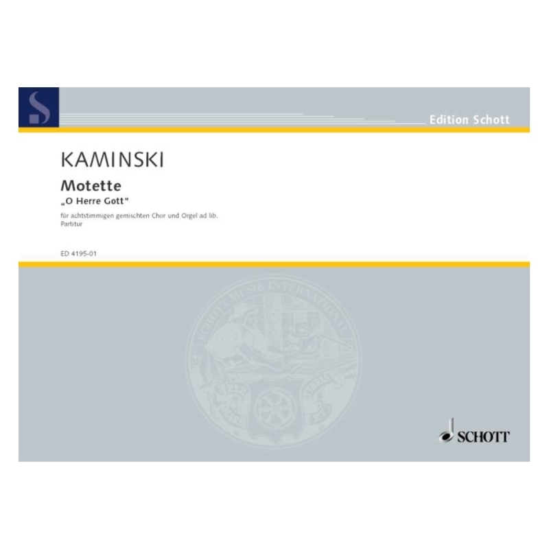 Kaminski, Heinrich - Motette