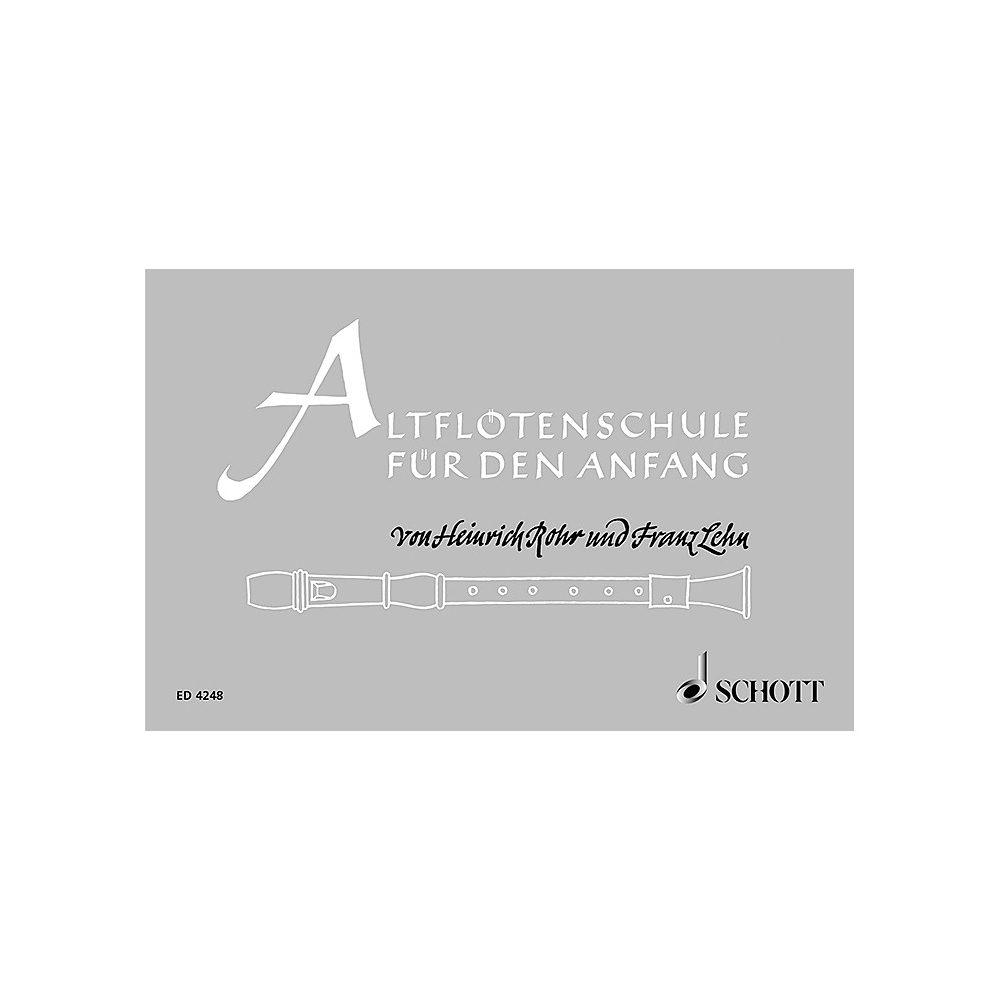 Lehn & Rohr - Altflötenschule für den Anfang 