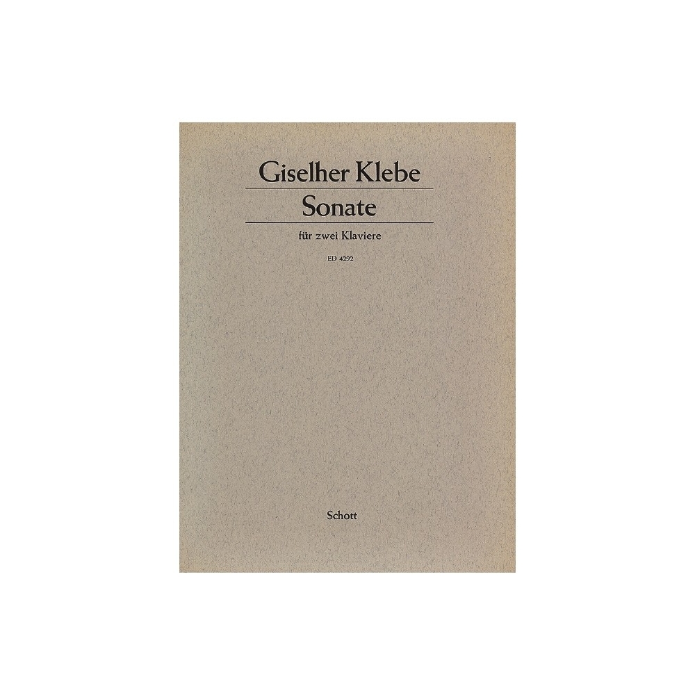 Klebe, Giselher - Sonata op. 4 
