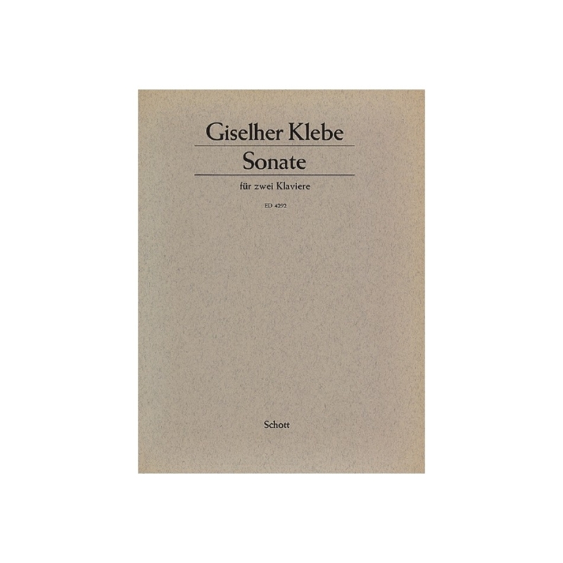 Klebe, Giselher - Sonata op. 4 