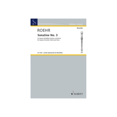 Roehr, Walter - Sonatine...