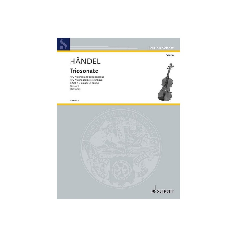 Handel, George Frideric - Nine Trio Sonatas op. 2  Nr. 1