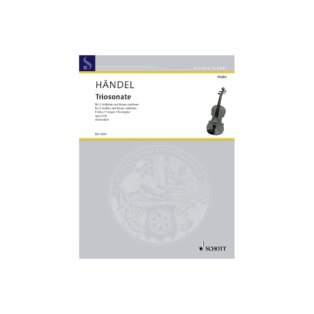 Handel, George Frideric - Nine Trio Sonatas op. 2 