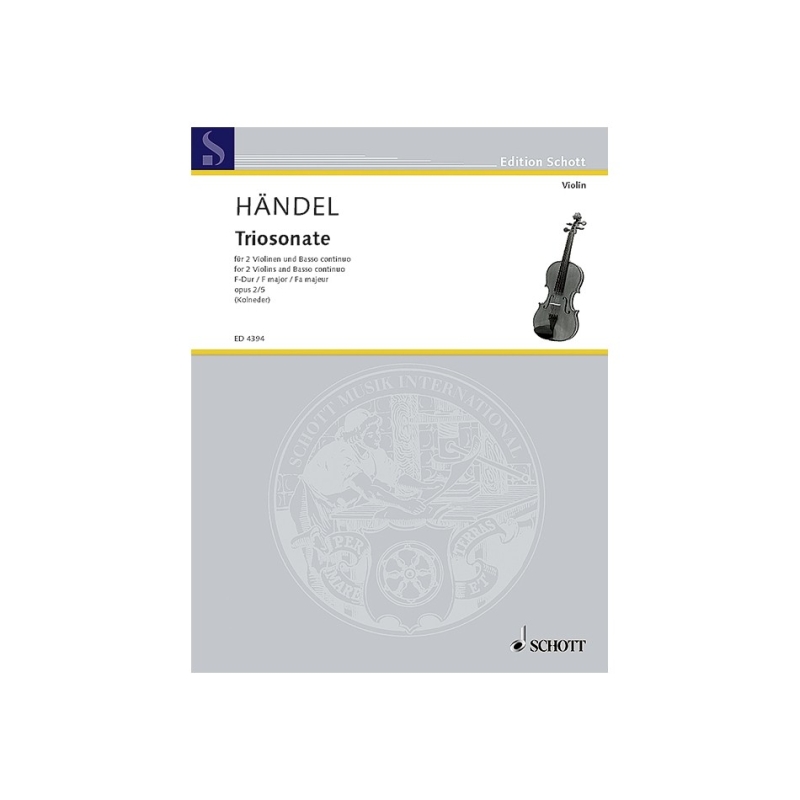 Handel, George Frideric - Nine Trio Sonatas op. 2