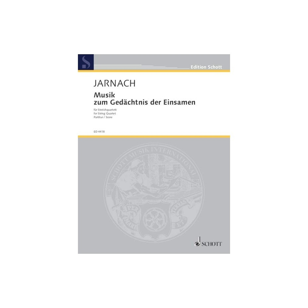 Jarnach, Philipp - Musik zum Gedächtnis der Einsamen 