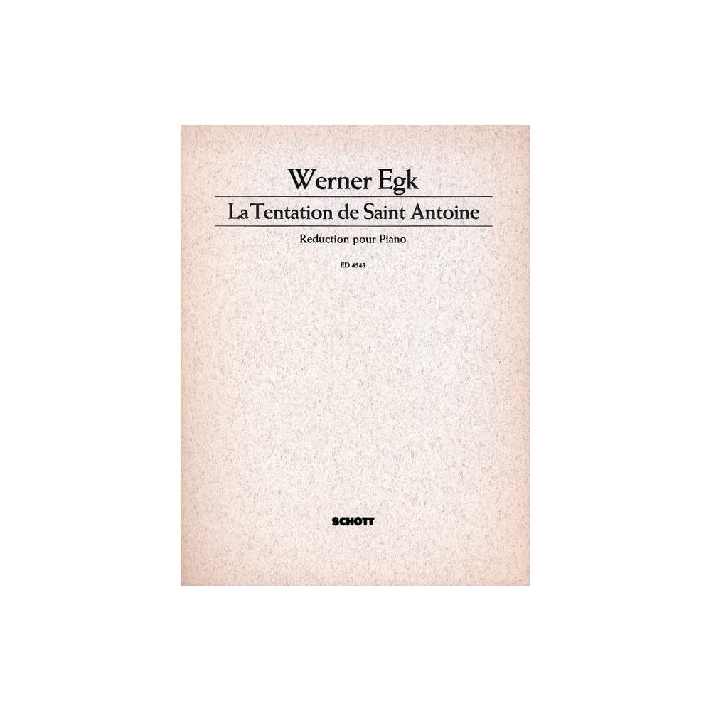 Egk, Werner - La Tentation de Saint Antoine