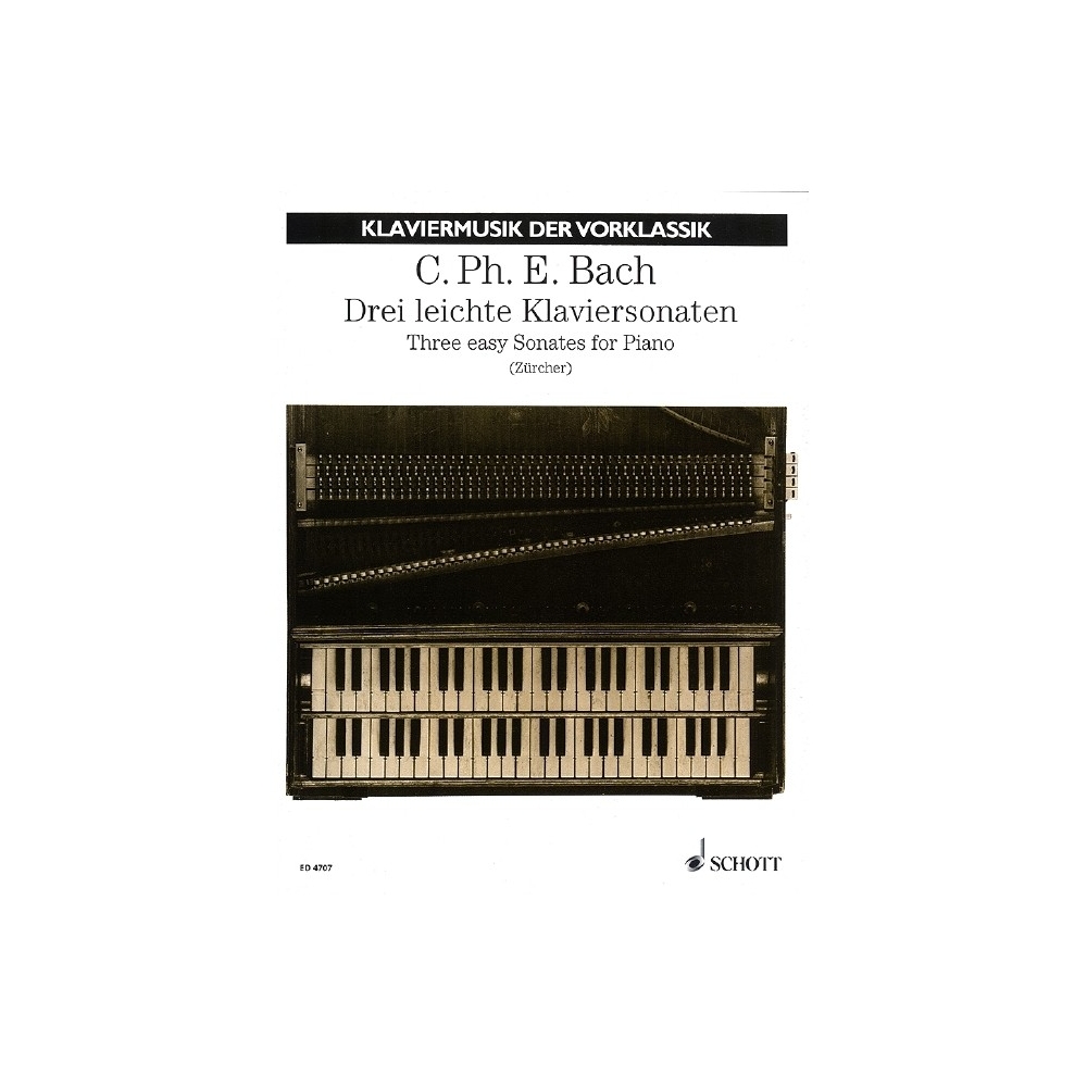 Bach, Carl Philipp Emanuel - Three easy sonatas 