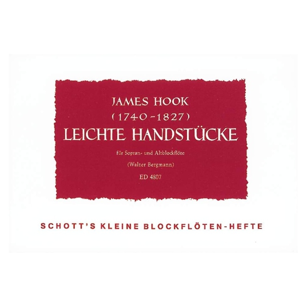 Hook, James - Leichte Handstücke 