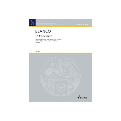 Blanco, Josef - One Concerto for two Organs 
