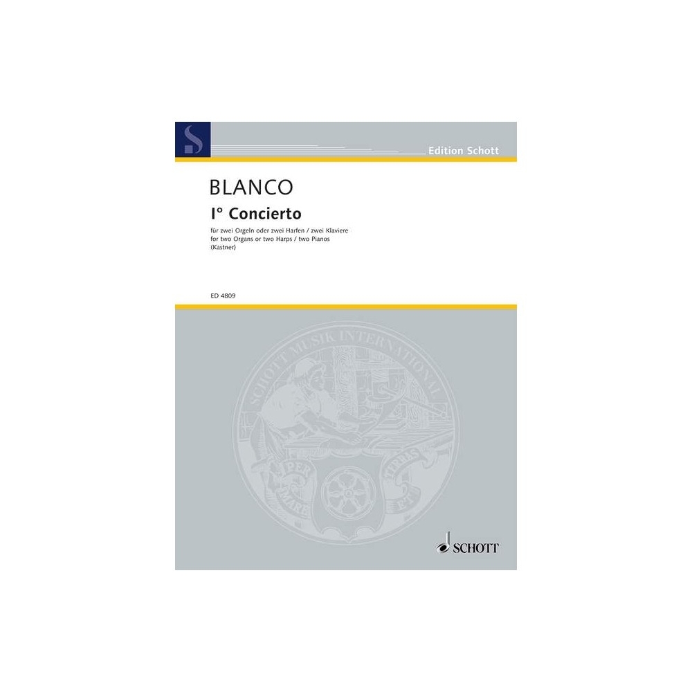 Blanco, Josef - One Concerto for two Organs