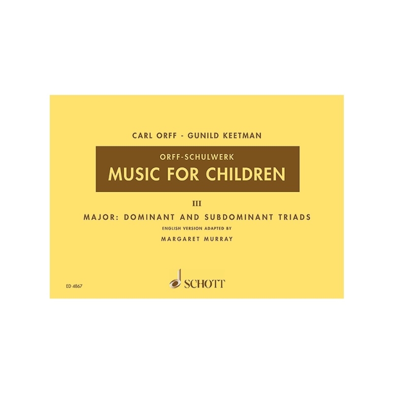 Orff, Carl / Keetman, Gunild - Music for Children   Vol. 3