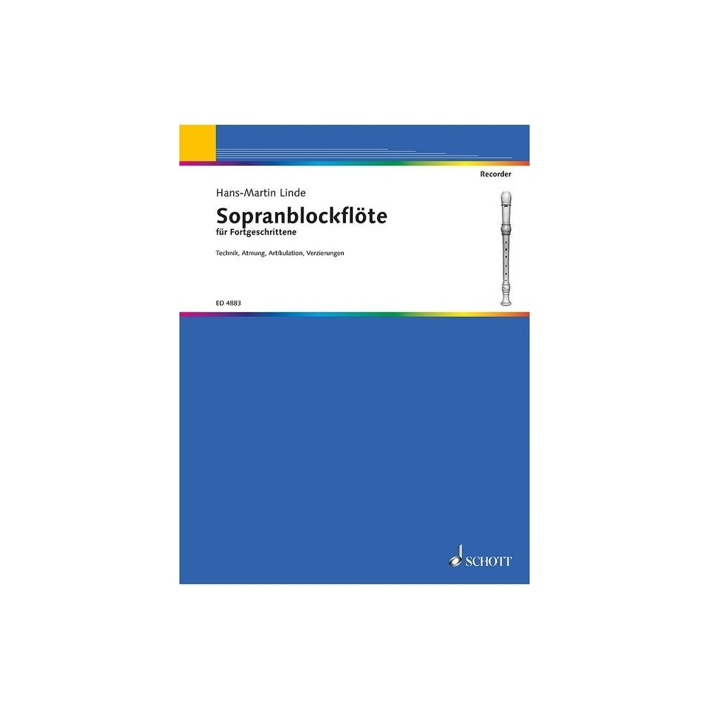 Linde, Hans-Martin - Sopranblockflöten-Schule 