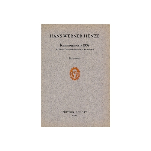 Henze, Hans Werner - Kammermusik 1958