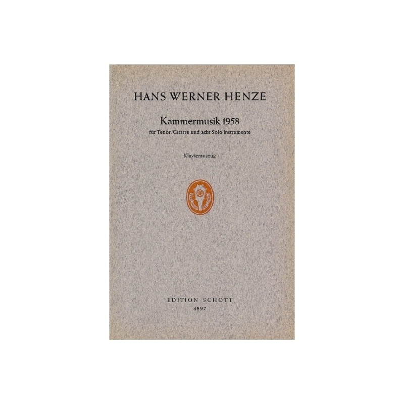 Henze, Hans Werner - Kammermusik 1958