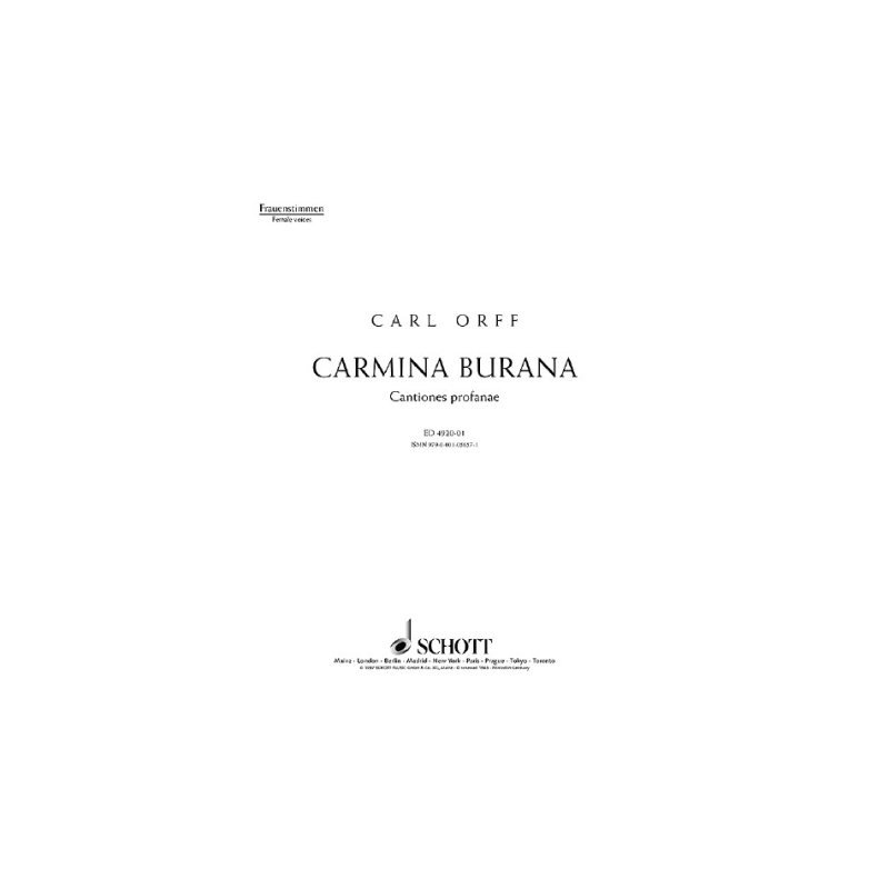 Orff, Carl - Carmina Burana 
