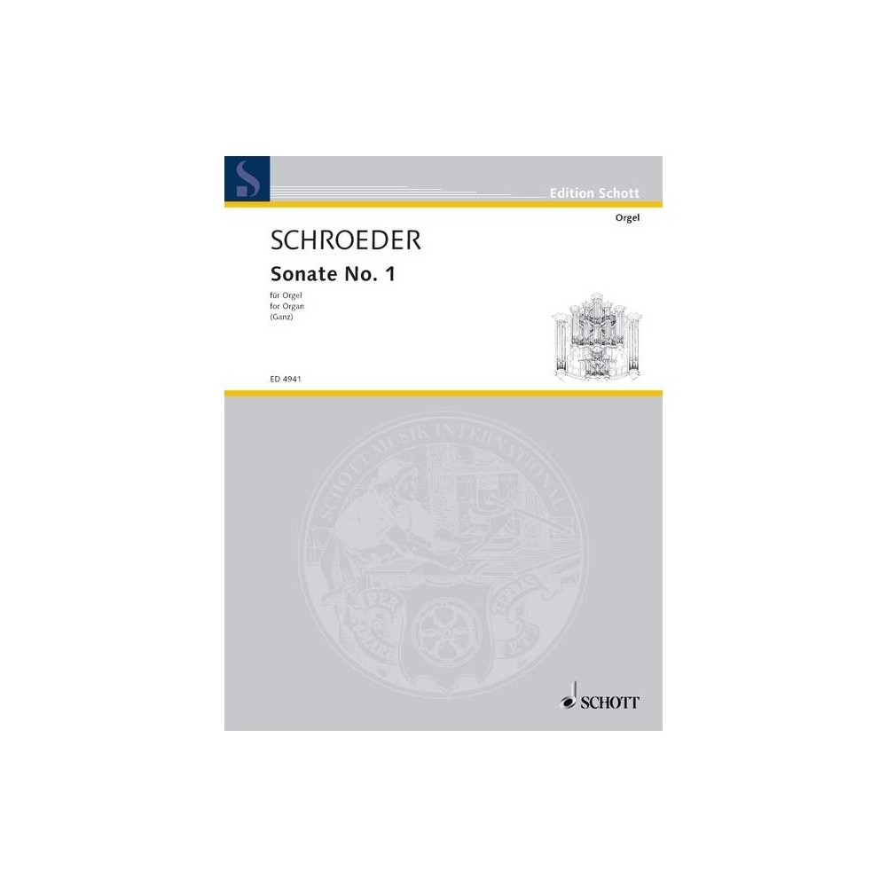 Schroeder, Hermann - Organ Sonata No. 1
