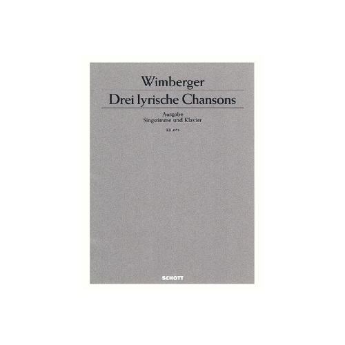 Wimberger, Gerhard - Drei...