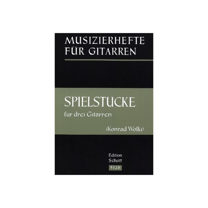 Woelki, Konrad - Spielstücke für drei Gitarren