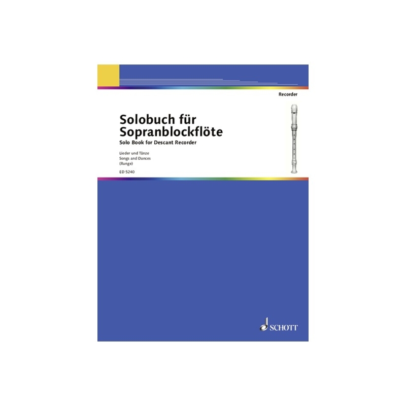 Solo Book for Descant Recorder Vol. 1