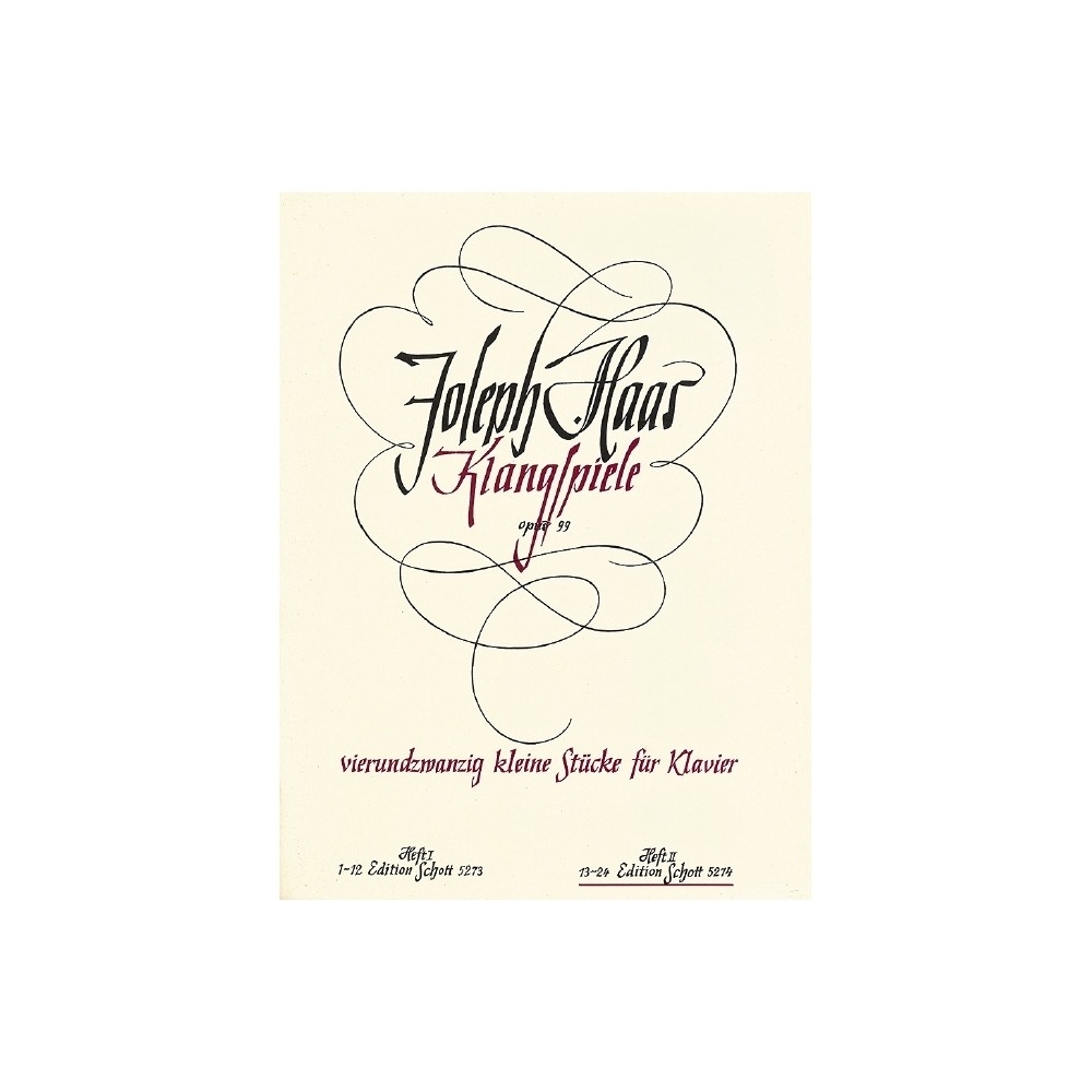 Haas, Joseph - Sound game op. 99 Vol. 2
