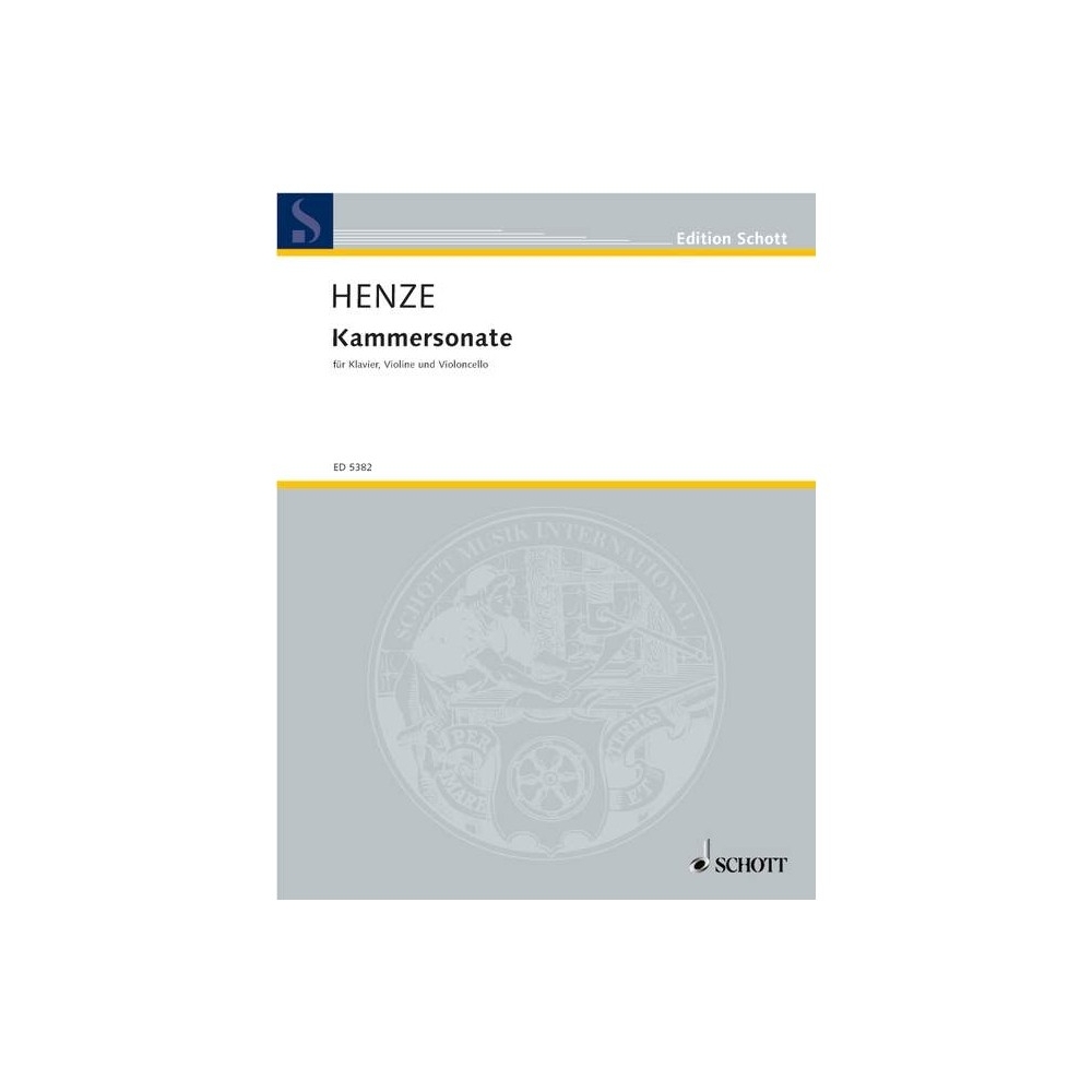 Henze, Hans Werner - Chamber sonata 