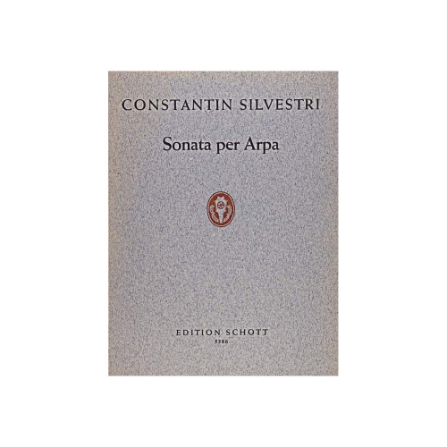Silvestri, Constantin - Sonata for Harp op. 21/1 VII 1940