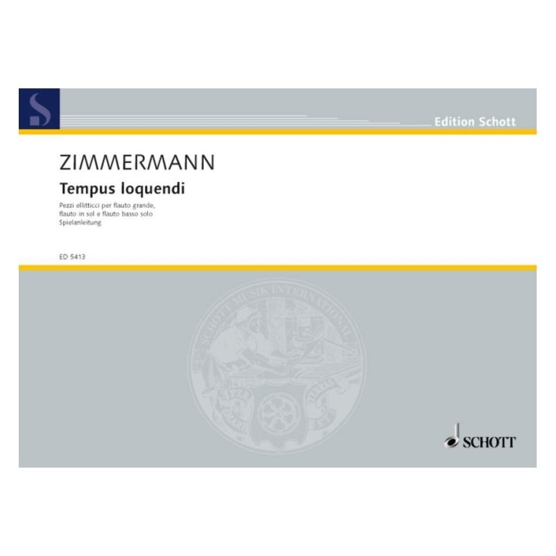 Zimmermann, Bernd Alois - Tempus loquendi
