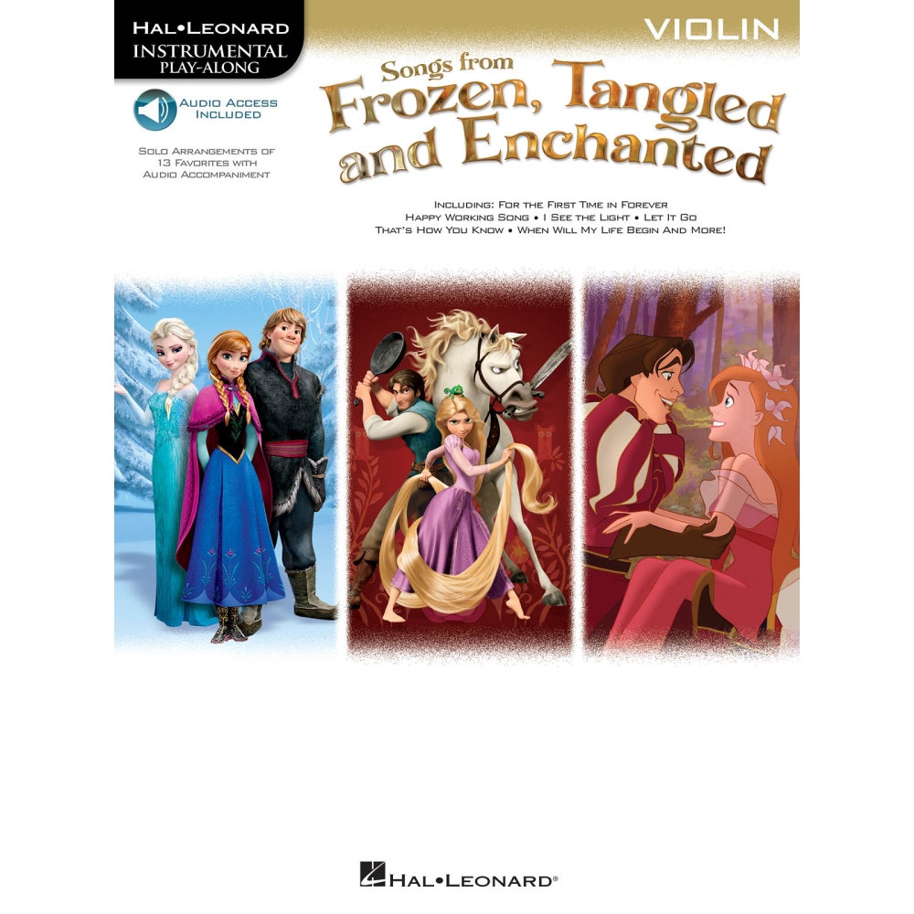Violin: Songs From Frozen, Tangled And Enchanted (Book/Online Audio)