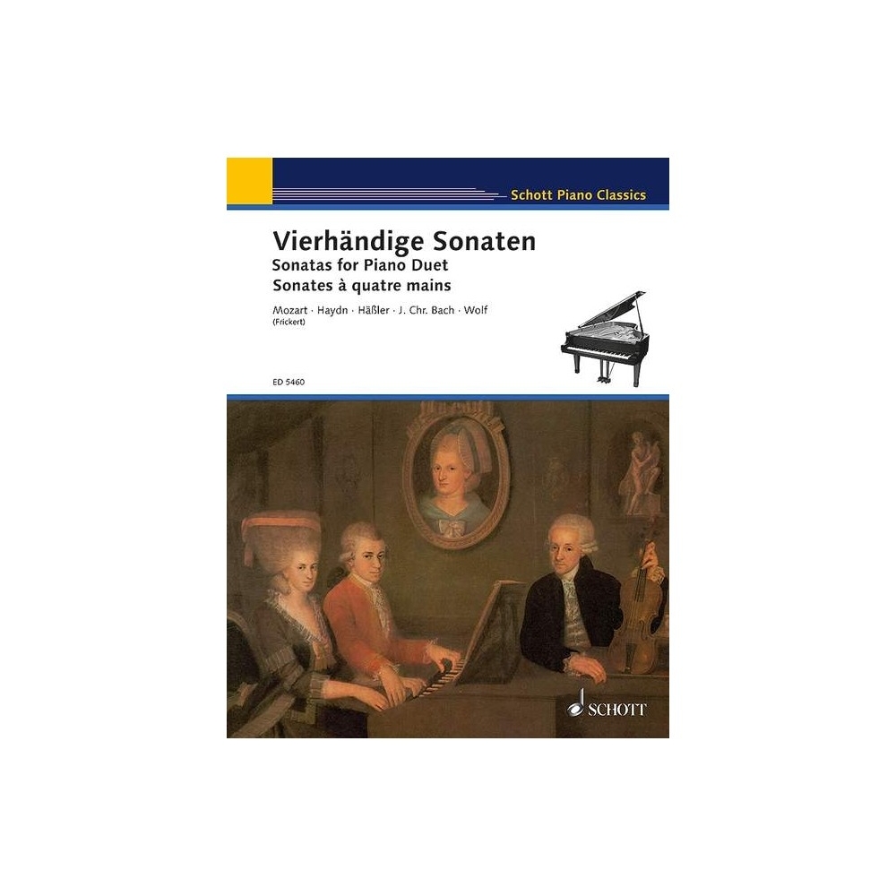 Sonatas for Piano Duet - Mozart / Haydn / J.Chr. Bach / Häßler / Wolf