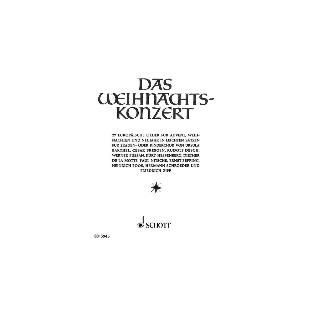 Das Weihnachtskonzert 