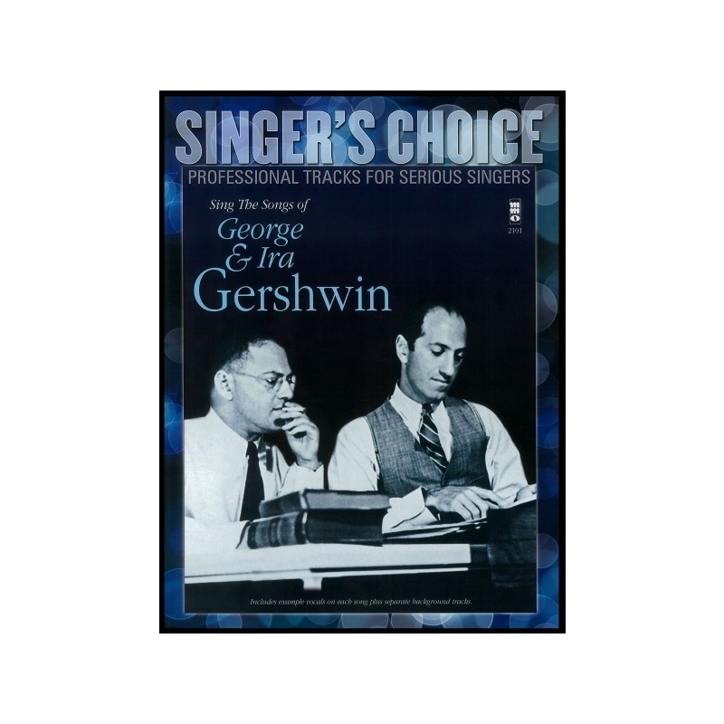 Sing the Songs of George & Ira Gershwin - Music Minus One - Backing Track CD + Sheet Music