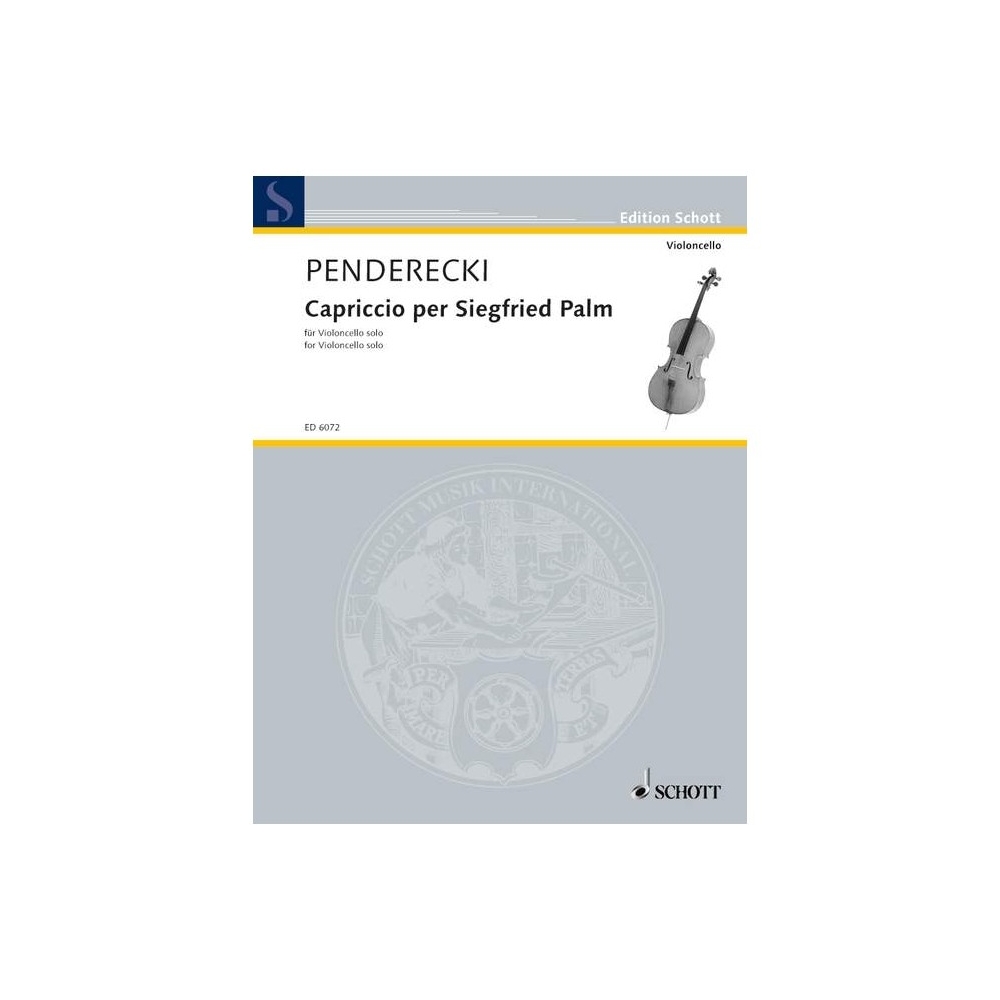 Penderecki, Krzysztof - Capriccio per Siegfried Palm 