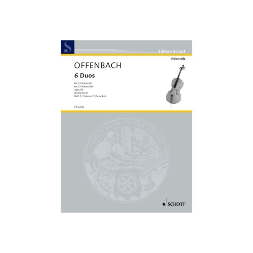 Offenbach, Jacques - Six Duos op. 50  Band 2