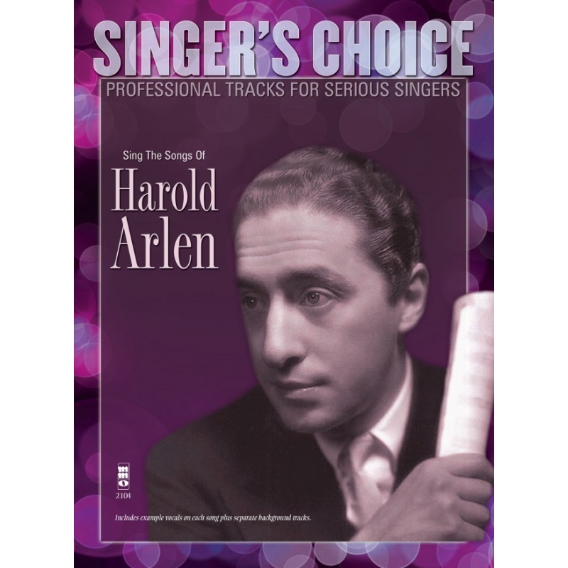 Sing the Songs of Harold Arlen - Music Minus One - Backing Track CD + Sheet Music