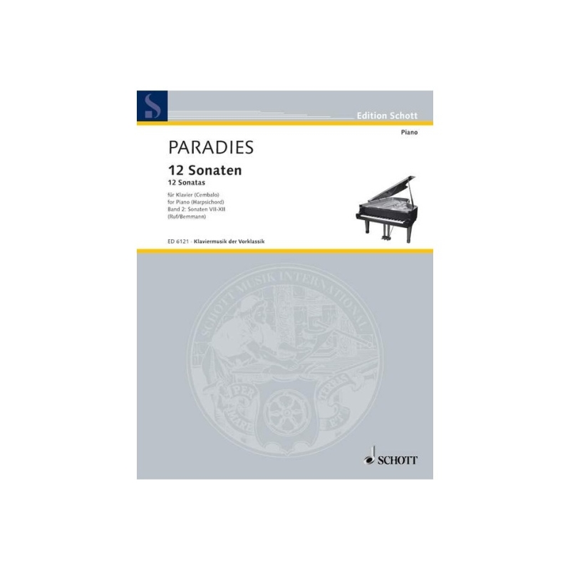 Paradisi, Pietro Domenico - Sonatas for Harpsichord Vol. 2