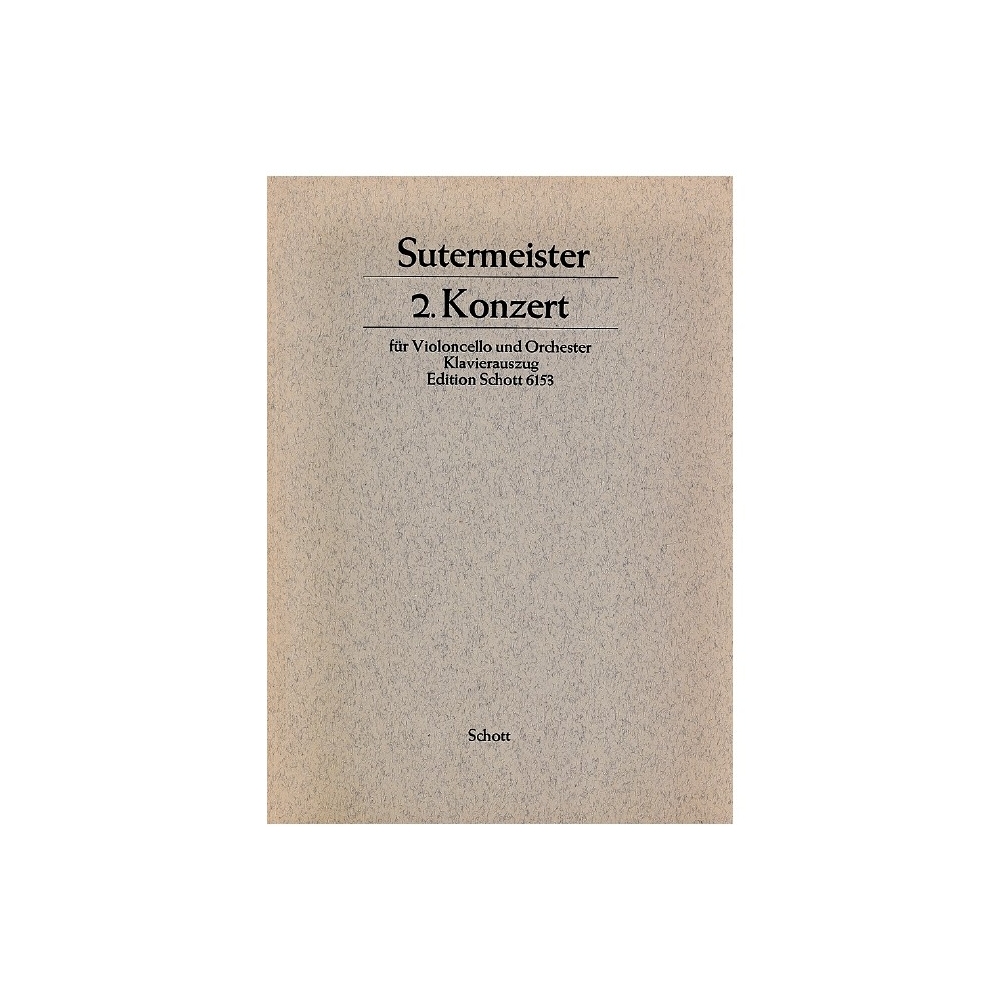 Sutermeister, Heinrich - Cello Concerto No. 2