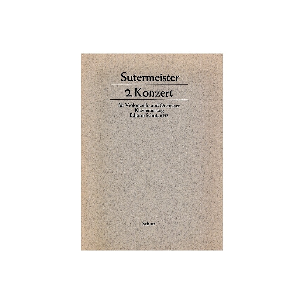 Sutermeister, Heinrich - Cello Concerto No. 2 
