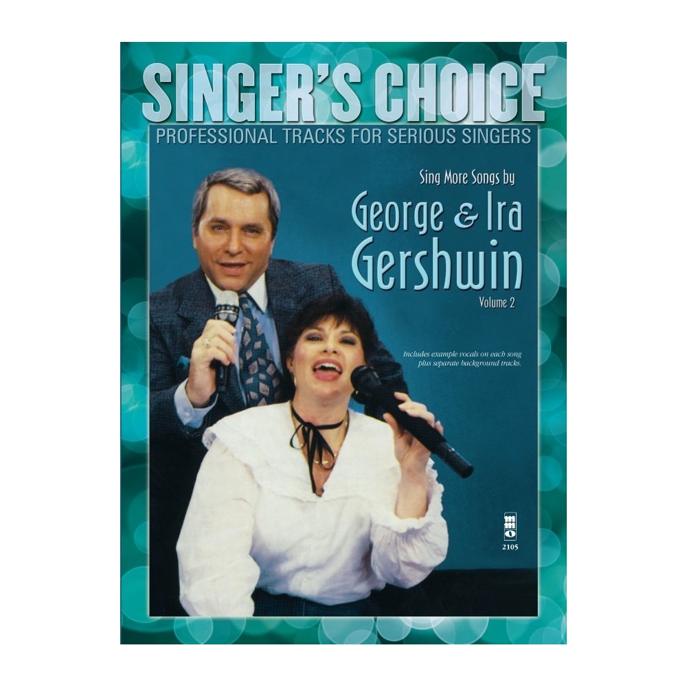 Sing More Songs by George & Ira Gerswin, Vol. 2 - Music Minus One - Backing Track CD + Sheet Music
