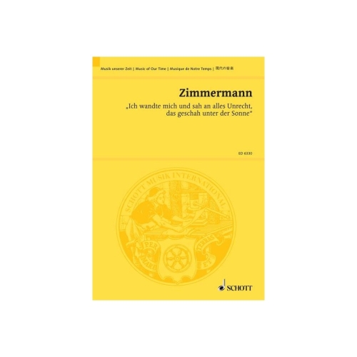 Zimmermann, Bernd Alois -...