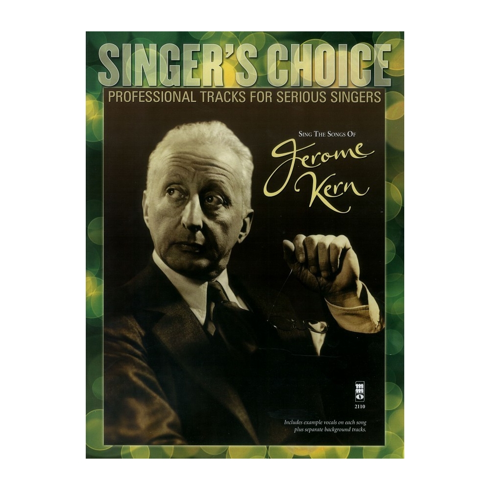 Sing the Songs of Jerome Kern - Music Minus One - Backing Track CD + Sheet Music