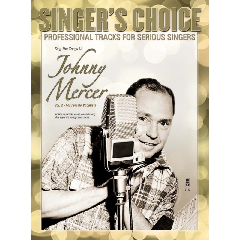 Sing the Songs of Johnny Mercer Vol. 2 - Music Minus One - Backing Track CD + Sheet Music