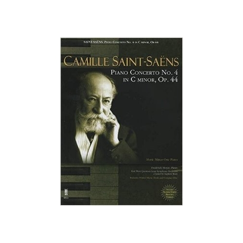 Saint-Saëns - Piano Concerto No. 4 in C Minor, Op. 44 - Music Minus One - Sheet Music + CD Play-a-long Edition