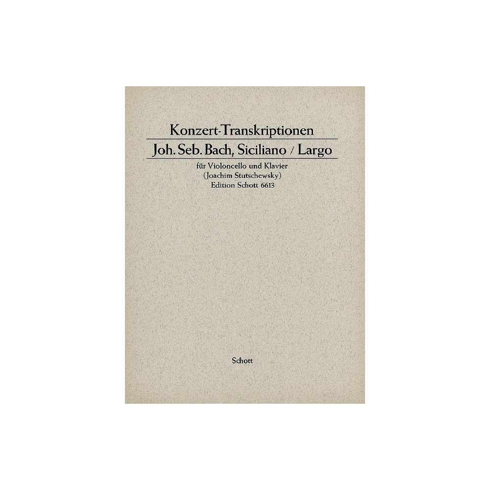 Bach, J.S - Siciliano and Largo 