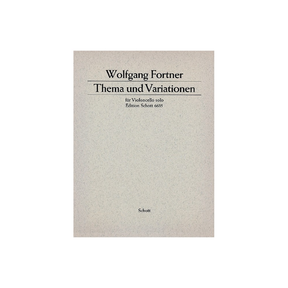 Fortner, Wolfgang - Theme and Variations 