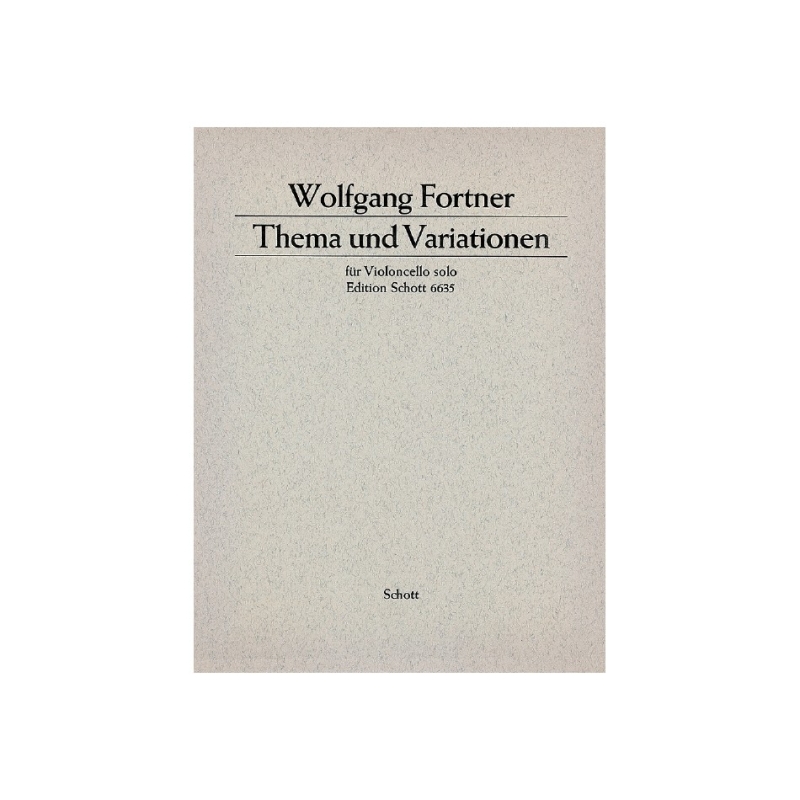 Fortner, Wolfgang - Theme and Variations 