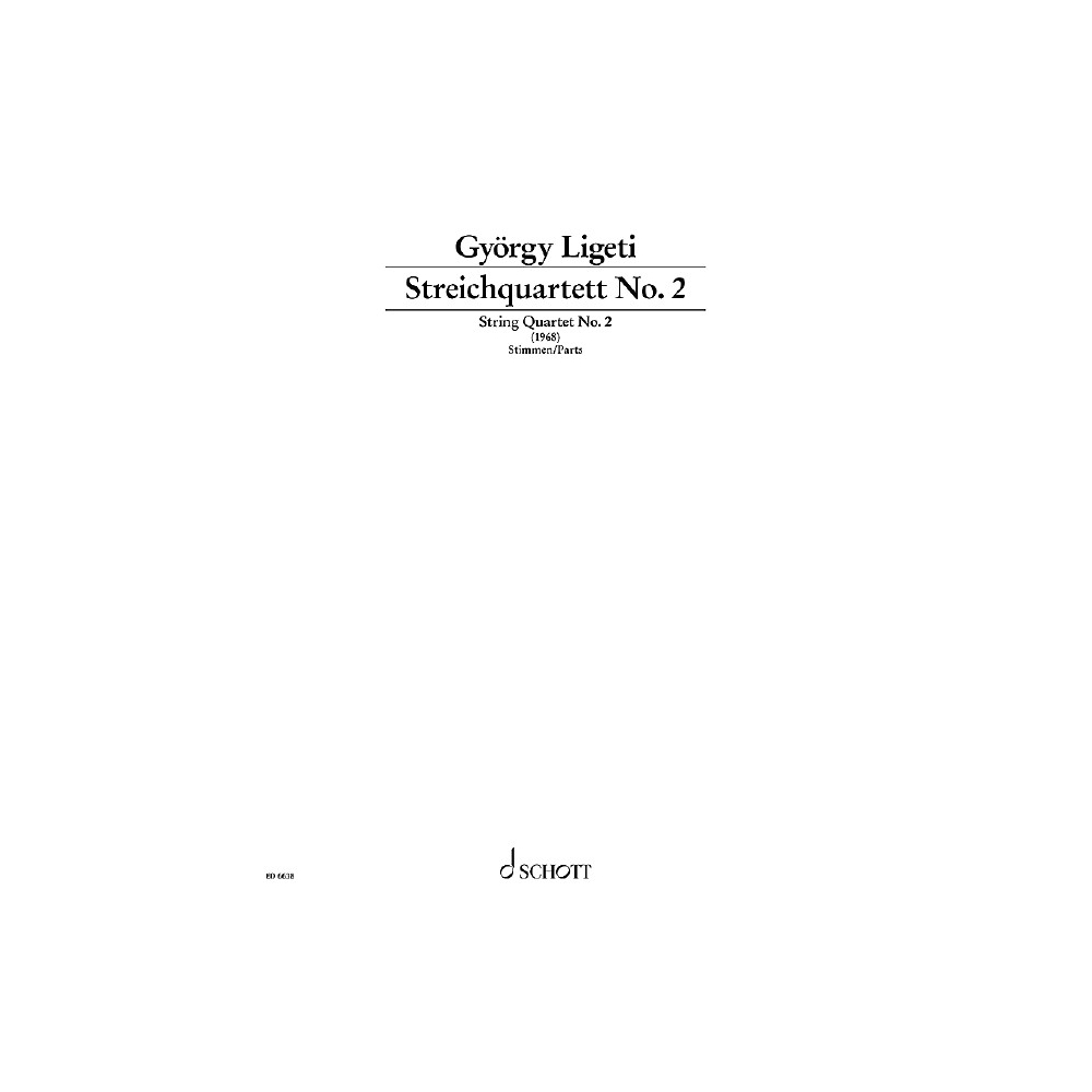 Ligeti, György - String Quartet No. 2 